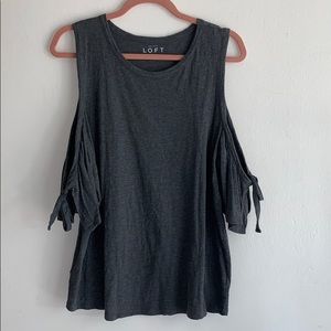 Loft Cold Shoulder Top